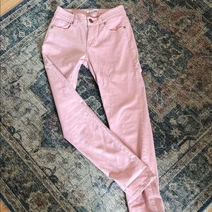 CAbi Pink Skinny Jeans Soft Pastel Denim